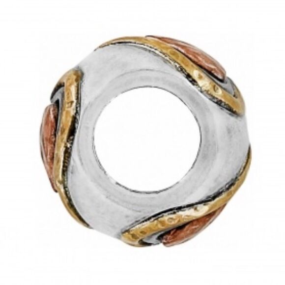 Brighton Art & Soul All Hearts Bead Silver & Gold NWT - Picture 3 of 4